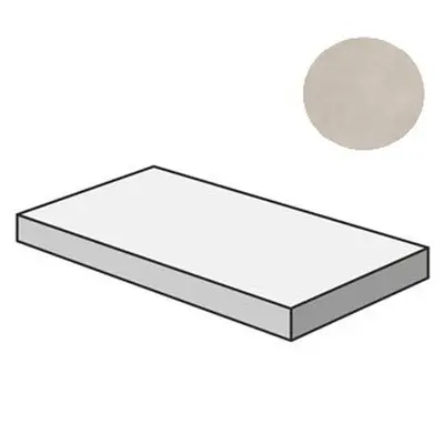 Sant Agostino Sable CSAGASSG12 Gradone Angolare 120 Sx Greige 33x120