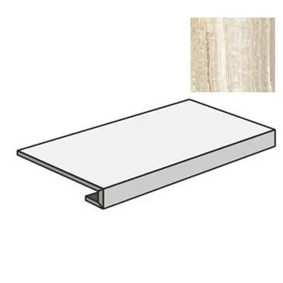 Rex Ceramiche Eccentric Luxe 779061 Almond Glossy 9mm Gradone 33x120