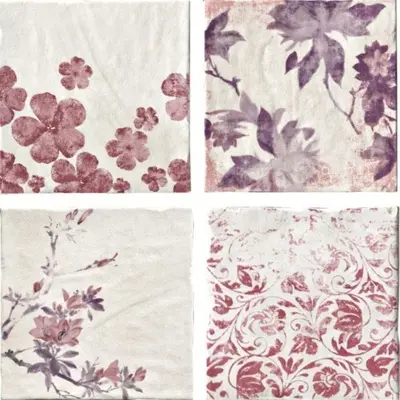 Serenissima Cir Cotto Vogue Grigio Formella Jardin s/4 20x20