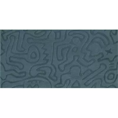 Settecento The Wall 16353 Shapes B Black Decoro 23,7x47,8