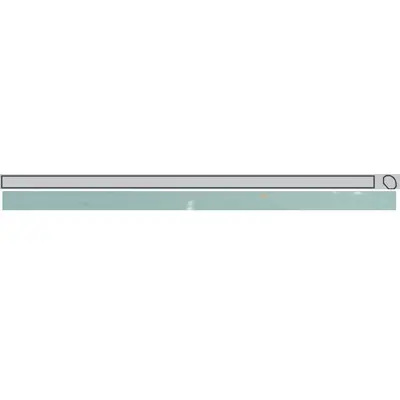 WOW Mestizaje / Zellige 130779 Rounded Edge Aqua 1,1x12,5