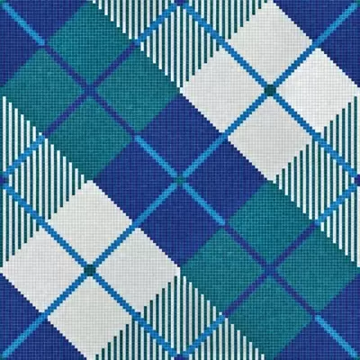 Bisazza Decori 10 06001852VL William Blue 129.1x129.1