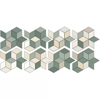 Mutina Tex RERUN08 Runner 8 Set 8 Pcs 35x40.4 70x162