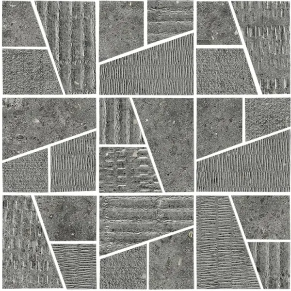 La Fabbrica Ceramiche Agglomerate 160314 Quadrotto Tahiti Nat Lapp 30x30