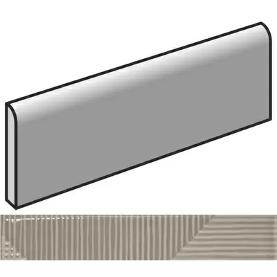 Equipe Fragments 23881 Bullnose Grey Pearl 6.5x20