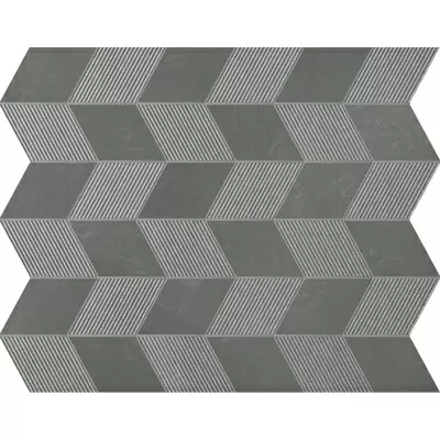 Panaria Trilogy PGZTYE4 Mosaico Freccia Sky Smoke Soft 30x35