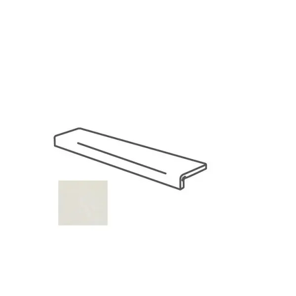 Impronta italgraniti I Cementi FL0195I Elemento L Incollato White 16,5x60