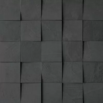Impronta italgraniti Spatula SU0734M Nero Mosaico Mix 3D 34.5x34.5