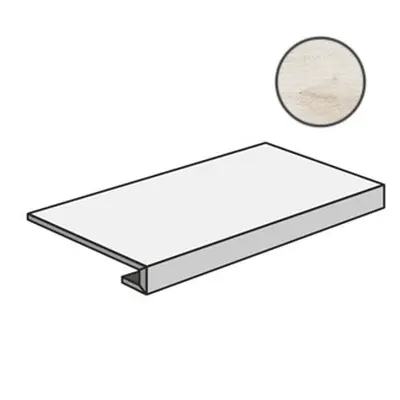 Sant Agostino Primewood CSAGRPWS12 Gradone 120 White As 33x120