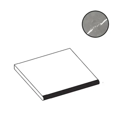Atlas Concorde Russia Forte Dei Marmi 620090001022 Elegant Grey Round Angolare 60x60