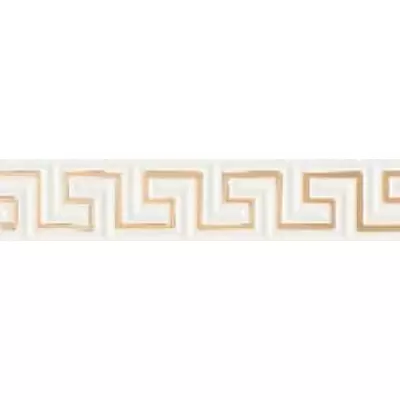 Versace Olympus 268010 Listello Greca Oro Bianco 10x50
