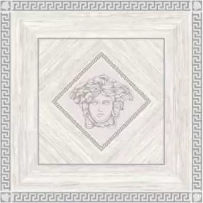 Versace Villa 49105 Rosone Ziricote Bianco-Oro Naturale 117,2x117,2