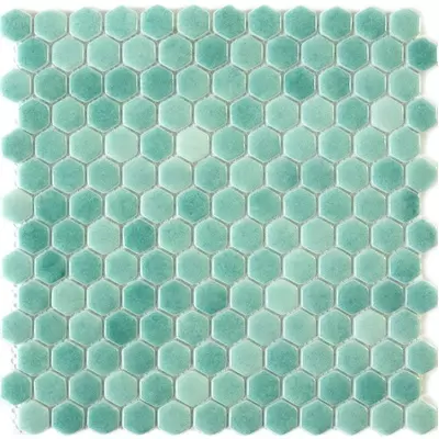 Natural mosaic Steppa STP-GN008-HEX Green 30x30