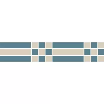 TopCer Marvila Blue Border 49.4x9.8