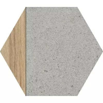 Vives Seine Hexagono Ligard Gris 23x26,6