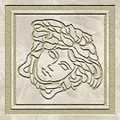 Versace Meteorite 47292 Tozzetto Medusa Lappato Bianco/Oro 9,8x9,8