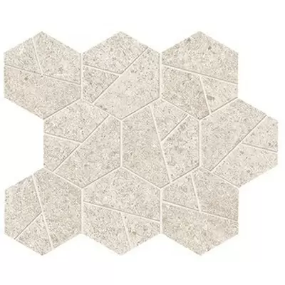 Atlas Concorde Boost Stone A67I White Mosaico Hex 25x28,5