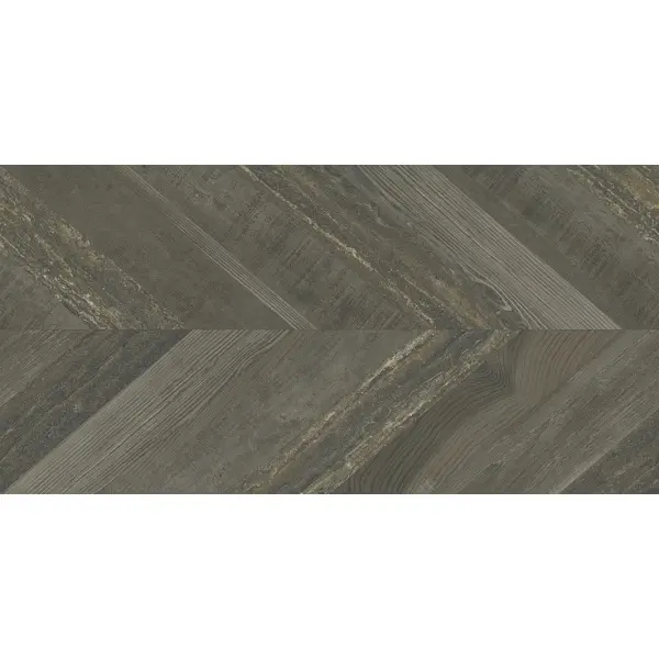 Aparici Chevron Walnut Stamp 49,75x99,55 - керамическая плитка и керамогранит