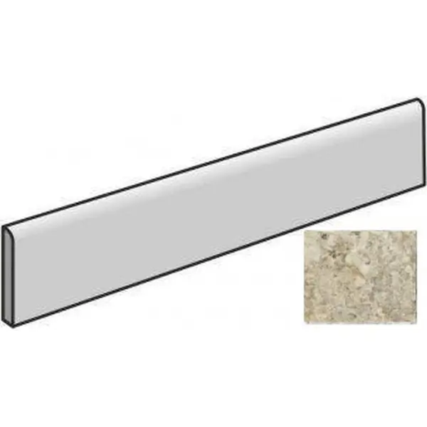 Atlas Concorde Russia Forte Dei Marmi Quark 610130007540 Brazilian Gold Battiscopa Matt 7,2x60
