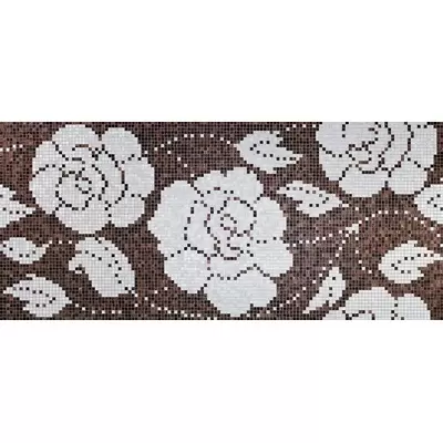 Bisazza Decori 20 06001321VL Winter Flowers Oro Nero 129.1x290.5