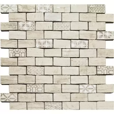 Naxos Chamarel 98286 Spaccatella Deco Beige (под заказ) 30x30