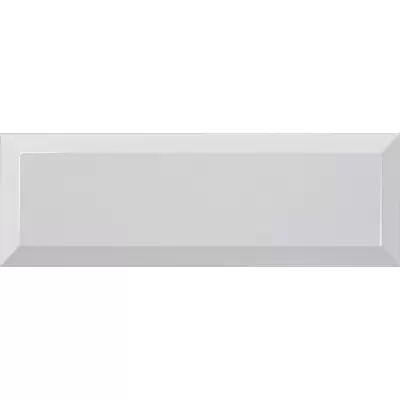 Monopole Ceramica Bisel Blanco Brillo 10x30