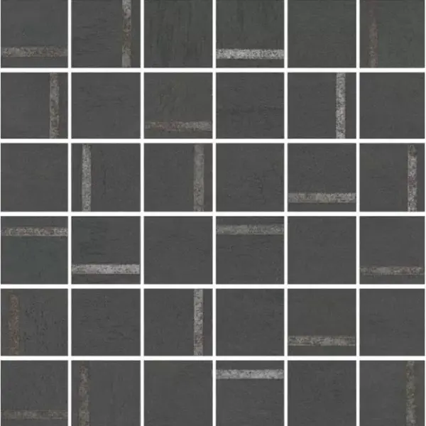 Kerama Marazzi Гварди SG640520\MM 2 Мозаичный Антрацит Матовый Обрезной 30x30