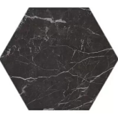 Casalgrande Padana Marmoker 2246121 Esagono Nero Creta 51,9x30
