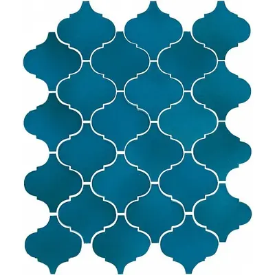 Kerama Marazzi Арабески Тоскана 65007 Синий Глянцевый 26x30
