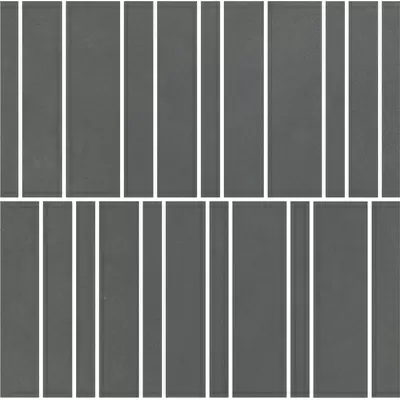 Impronta italgraniti Nuances NU04ML Nero Mosaico Listelli Strideup 30x30