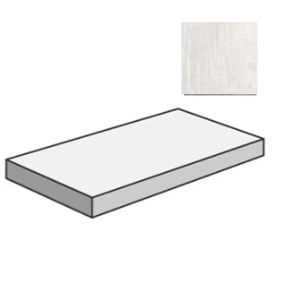 Sant Agostino Dripart CSAGDDTT12 Gradone Angolare Dx Titanium 33x120