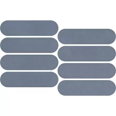 Impronta italgraniti Nuances NU10MOV Cielo Mosaico Ovale Strideup 19.5x37