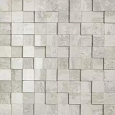 Rex Ceramiche I Travertini di Rex 748316 White Mos. 3D Mix 30x30