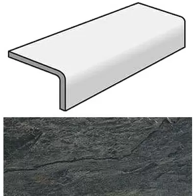 Rex Ceramiche Ardoise 739355 Noir Elemento Elle Grip 30x15