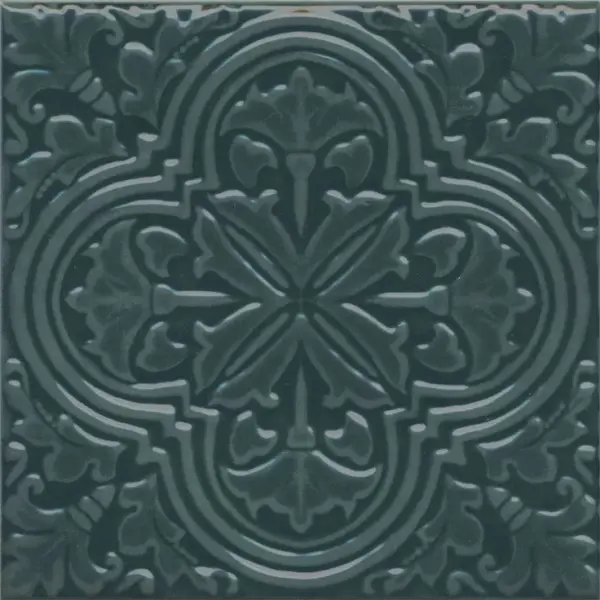 Kerama Marazzi Фес KMD3STA003BN Зелёный Тёмный Глянцевый 15x15