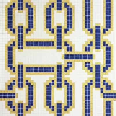Bisazza Decori 20 06001342VL Chains Blue 97x97