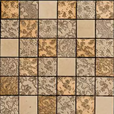 Petra Antiqua Acqueforti mosaics Themis Goya/Bronzo 30.5x30.5