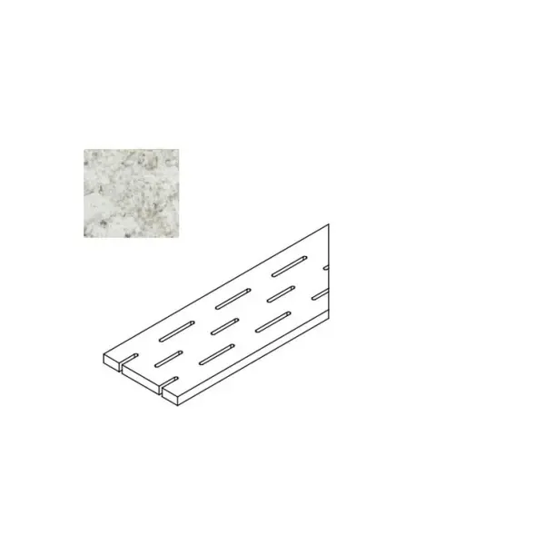 Atlas Concorde Russia Forte Dei Marmi Quark 620090001126 Brazilian White Griglia Angolare Dx 20x60