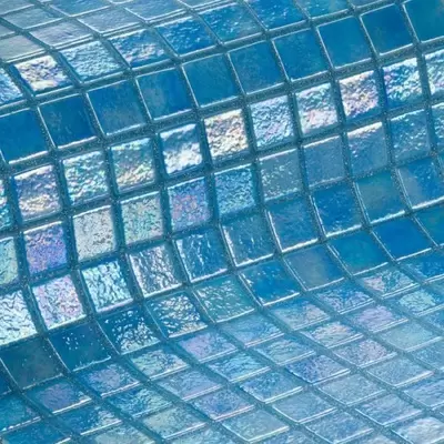 Ezarri Iris Azur 3,6х3,6 Blue Перламутр 33.4x33.4