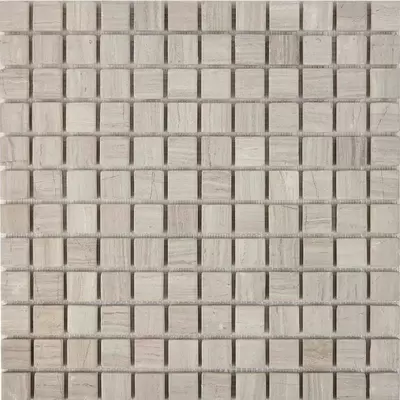 Pixel mosaic Каменная PIX256 White Wooden 2.3 Mat 30,5x30,5