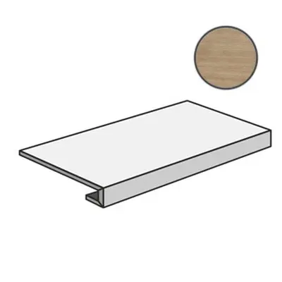 Sant Agostino Primewood CSAGRPNS12 Gradone 120 Natural As 33x120