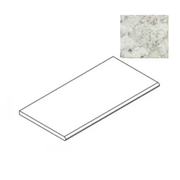 Atlas Concorde Russia Forte Dei Marmi Quark 620090001116 Brazilian White Bordo Round 30x60