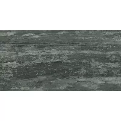 Rex Ceramiche I Travertini di Rex 746720 Black Glossy Ret 80x40