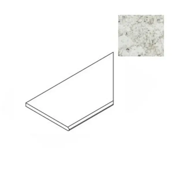 Atlas Concorde Russia Forte Dei Marmi Quark 620090001117 Brazilian White Bordo Round DX 30x60