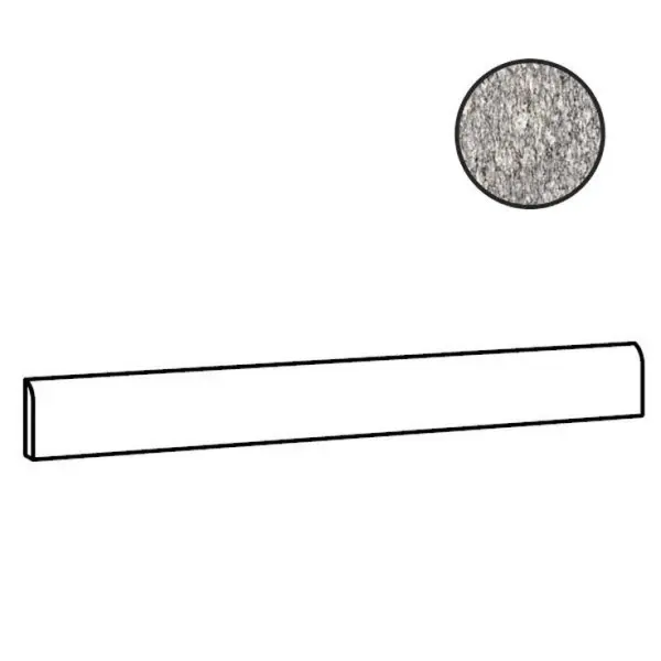 Sant Agostino Unionstone CSABLOGY60 Battiscopa London Grey 7,3x60