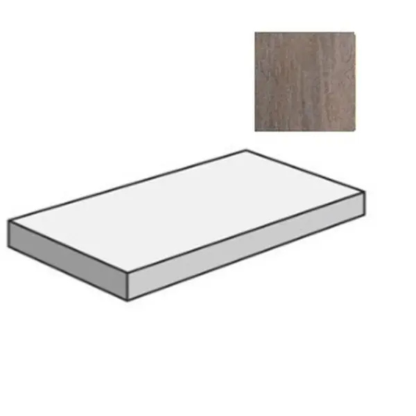 Sant Agostino Dripart CSAGDDIR12 Gradone Angolare Dx Iron 33x120