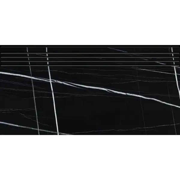 Kerranova Marble Trend K-1004/MR/st01/300x600x9 Nero Dorato МР 30x60 - керамическая плитка и керамогранит