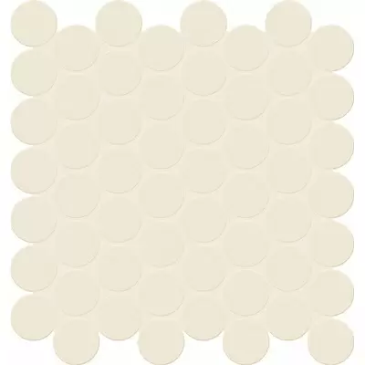 Marca Corona Bold E984 White Tessere Round 29x28.8