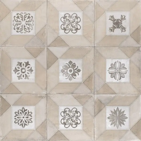 Mainzu Elegance Deco Cream 20x20 - керамическая плитка и керамогранит
