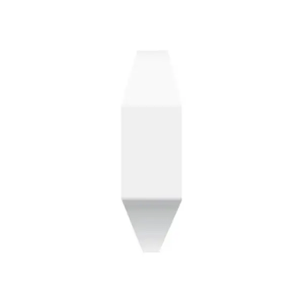 Vives Dandy Angulo Remate Blanco Brillo 1,5x5 - керамическая плитка и керамогранит